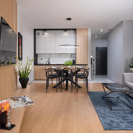 公寓 Olimpijska Elite4rent Z Panoramicznym Widokiem Na Jezioro I Przestronnymi Tarasami