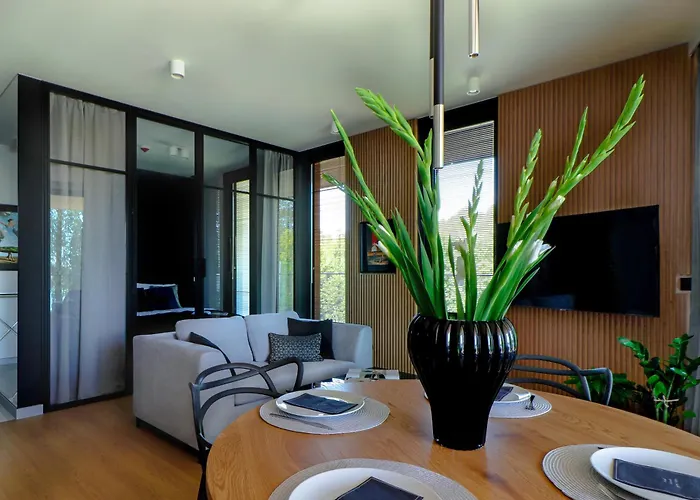 公寓 Olimpijska Elite4rent Z Panoramicznym Widokiem Na Jezioro I Przestronnymi Tarasami 奥尔什丁