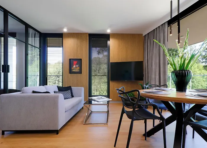 Apartmán Olimpijska Elite4rent Z Widokiem Na Jezioro I Przestronnymi Tarasami