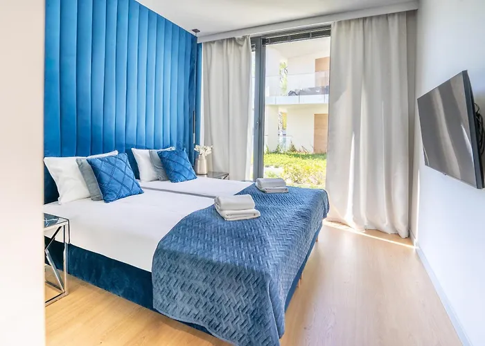 公寓 Olimpijska Elite4rent Z Panoramicznym Widokiem Na Jezioro I Przestronnymi Tarasami