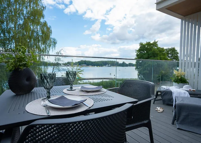 Apartament Olimpijska Elite4rent Z Panoramicznym Widokiem Na Jezioro I Przestronnymi Tarasami Olsztyn (Warmian-Masurian)