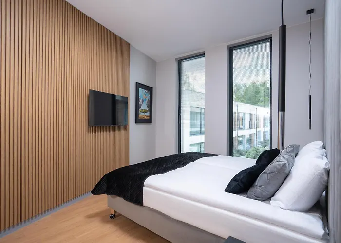 Olimpijska Elite4rent Z Panoramicznym Widokiem Na Jezioro I Przestronnymi Tarasami