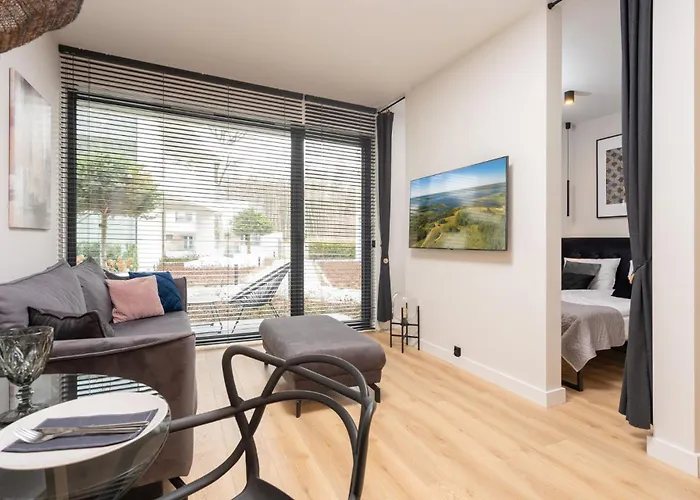 公寓 Olimpijska Elite4rent Z Panoramicznym Widokiem Na Jezioro I Przestronnymi Tarasami 奥尔什丁